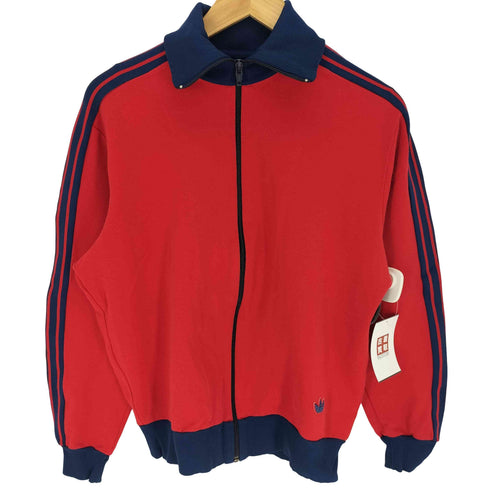 アディダス adidas 70-80S デサント製 ジップアップ トラックジャケット ジャージ レディース 3