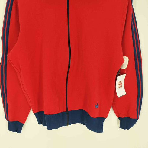 アディダス adidas 70-80S デサント製 ジップアップ トラックジャケット ジャージ レディース 3