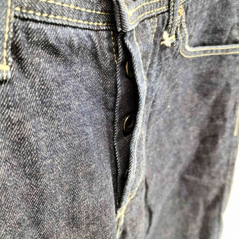 e JEANS ボタンフライストレートデニムパンツ レディース 1