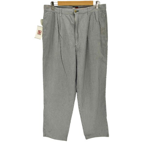 トミーヒルフィガー TOMMY HILFIGER シアサッカーストライプパンツ メンズ 36