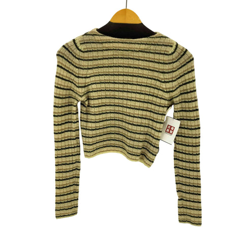 オーラリー AURALEE 25AW SHETLAND WOOL CASHMERE RIB KNIT BOAT-NECK P/O レディース 1