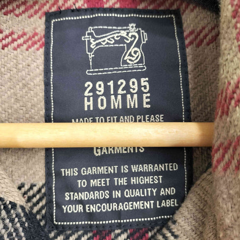 ニーキューイチニーキューゴーオム 291295=HOMME チェックシャツジャケット メンズ JPN:48