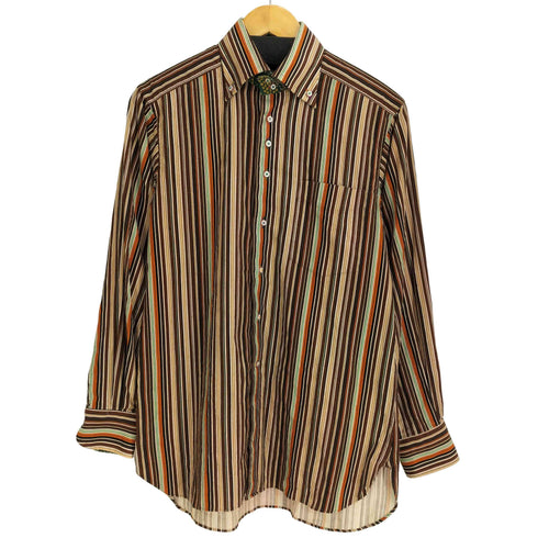 LOUIS&CLERK ストライプ L/S BD シャツ メンズ JPN:M