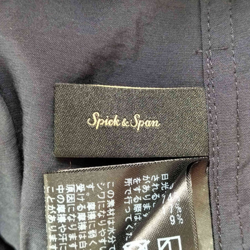 スピックアンドスパン Spick and Span エアリードライクロスノースリーブシャツ レディース