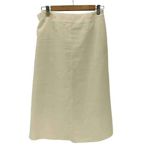 ボールジー BALLSEY ロイヤルレザーライククロス アシンメトリープリーツスカート レディース 36