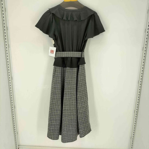 アクシーズファム axes femme ベルト付フリルドッキングワンピース レディース JPN:M