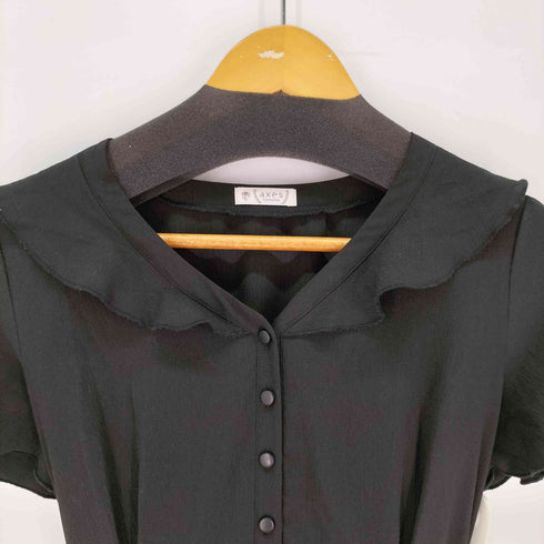 アクシーズファム axes femme ベルト付フリルドッキングワンピース レディース JPN:M