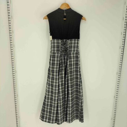 ダズリン dazzlin チェックノースリーブコルセットワンピース レディース JPN:S