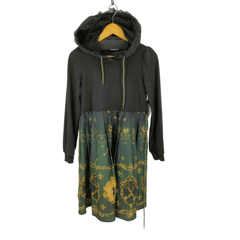 axes femme kawaii フード付グラデーション鍵柄ワンピース レディース JPN:M