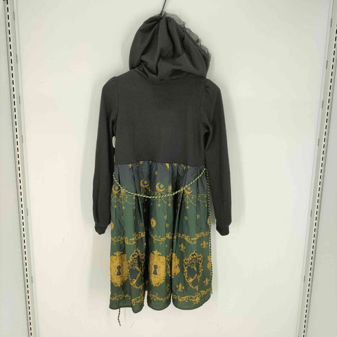 axes femme kawaii フード付グラデーション鍵柄ワンピース レディース JPN:M