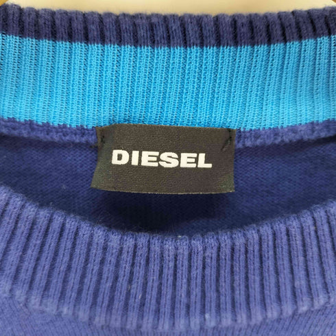 ディーゼル DIESEL ロゴプリント 半袖 コットンニット レディース