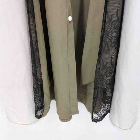 アクシーズファム axes femme レース切替配色シャツワンピース レディース JPN:M
