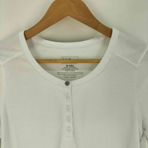 エルエルビーン L.L.Bean ポリコットン ヘンリーネック 半袖 Tシャツ メンズ import:M