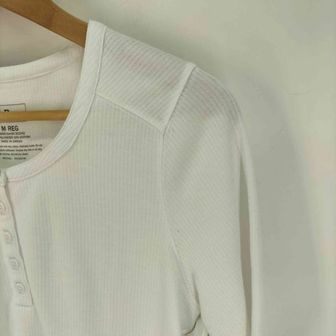 エルエルビーン L.L.Bean ポリコットン ヘンリーネック 半袖 Tシャツ メンズ import:M