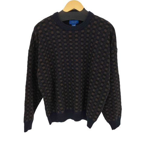 タウンクラフト TOWNCRAFT 90s チェック クルーネック ニット メンズ JPN:XL