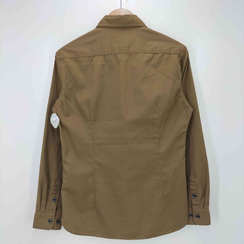 ジェニュインディッキーズ GENUINE Dickies SLIM FIT 刺繍 L/S ワークシャツ メンズ