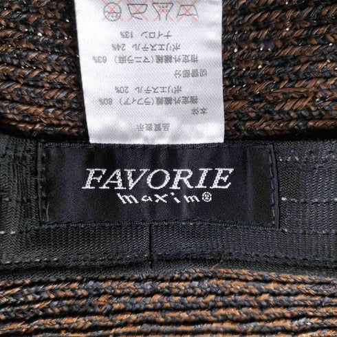 FAVORIE ストローハット レディース