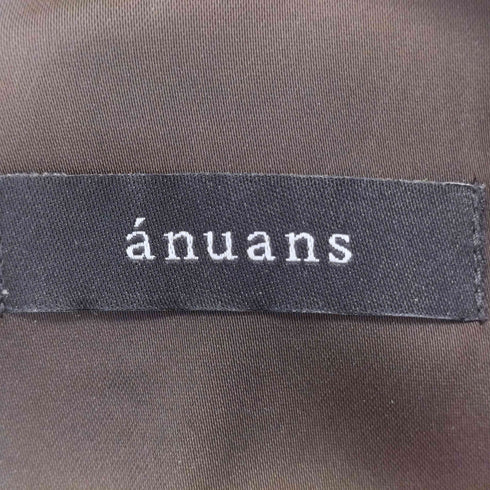 アニュアンス anuans サイドプリーツVネックブラウス レディース FREE