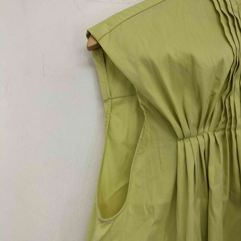トゥモローランドコレクション TOMORROWLAND collection ストレッチブロード ピンタックブラウス レディース 36