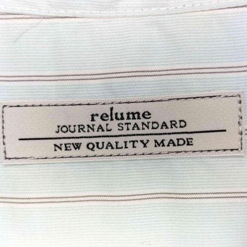 ジャーナルスタンダードレリューム JOURNAL STANDARD relume パターンバンドカラーシャツ メンズ JPN:M