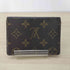 ルイヴィトン LOUIS VUITTON 80S 87年製 OLD Portefeuille 2 Cartes Vertical Monogram ポルト2カルトヴェルティカル モノグラム レザー カード パス ケース レディース