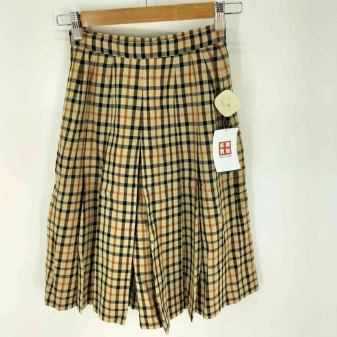 ダックス DAKS プリーツ ハーフパンツ レディース
