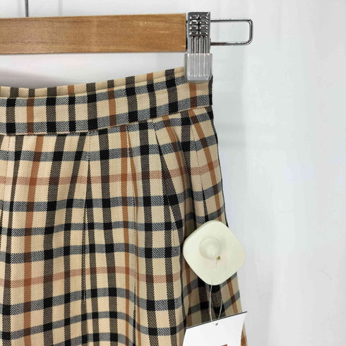 ダックス DAKS プリーツ ハーフパンツ レディース