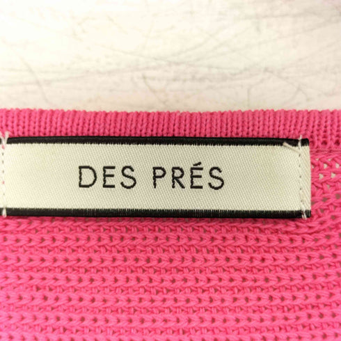 デプレ DES PRES Vネックコットンニット レディース JPN:S
