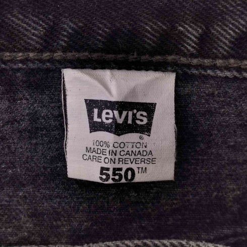 リーバイス Levis カナダ製 99年製 ボタン裏刻印217 550 デニムパンツ メンズ 36X36