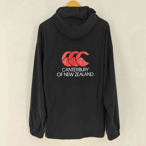 カンタベリーオブニュージーランド CANTERBURY OF NEW ZEALAND ロゴプリント ナイロンパーカー メンズ XL