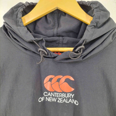 カンタベリーオブニュージーランド CANTERBURY OF NEW ZEALAND ロゴプリント ナイロンパーカー メンズ XL