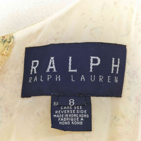 ラルフローレン RALPH LAUREN 総柄 レーヨンキャミワンピース レディース US:8