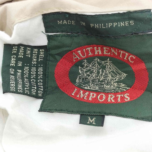 AUTHENTIC IMPORTS リバーシブルハリントンジャケット メンズ import:M