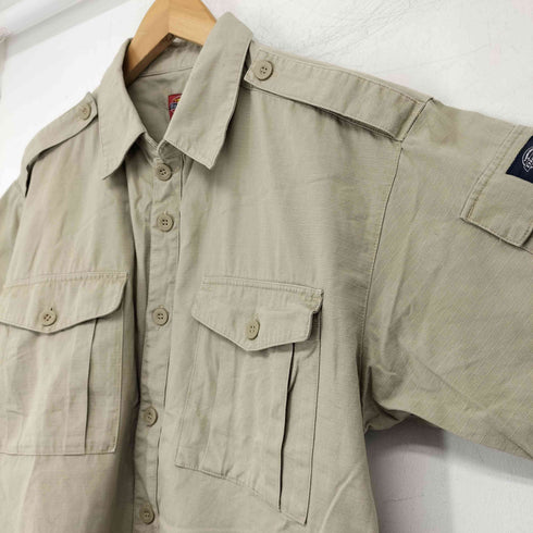 ディッキーズ Dickies リップストップ S/S ワークシャツ メンズ L