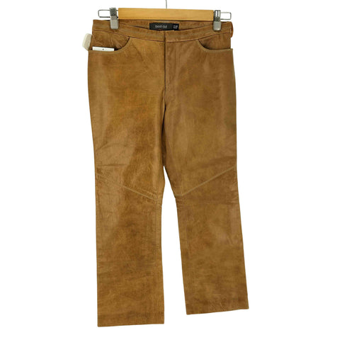 ギャップ Gap 00s old boot cut レザーパンツ レディース JPN:2