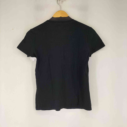 エンポリオアルマーニ EMPORIO ARMANI ロゴパッチ S/S クロップド Tシャツ レディース US 6