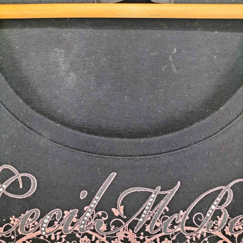 セシルマクビー CECIL McBEE y2k ラインストーン Tシャツ レディース JPN:M