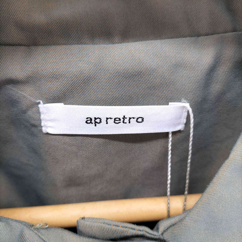 アプレトロ ap retro ステンカラースタンドロングコート タマムシコート レディース FREE