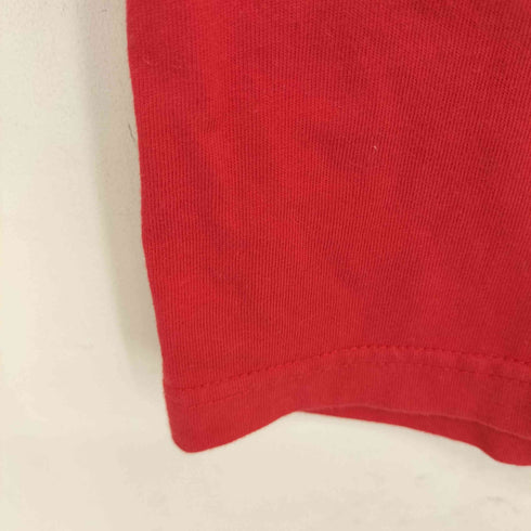 アトモス atmos Flocky Print T-shirt RED フロッキー プリント Tシャツ メンズ JPN:M