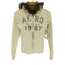 エアロポステール AEROPOSTALE y2k ファー ジップパーカー レディース JPN:XS