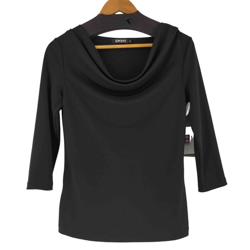 ダナキャランニューヨーク DKNY L/S ドレープ カットソー レディース JPN:S