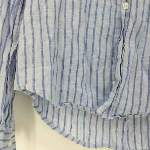 フランクアンドアイリーン Frank&Eileen BALLY リネン ストライプ シャツ レディース JPN:XS