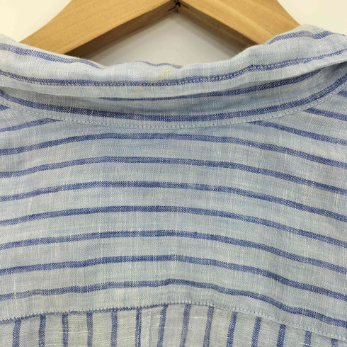 フランクアンドアイリーン Frank&Eileen BALLY リネン ストライプ シャツ レディース JPN:XS