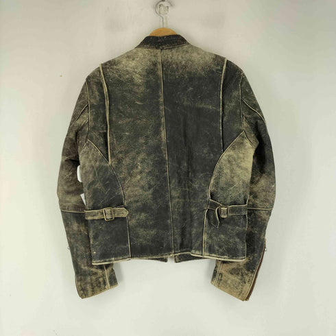 RYAN LEATHERWEAR 牛革 ヴィンテージ シングルライダースジャケット メンズ