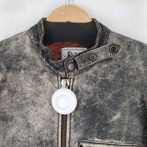RYAN LEATHERWEAR 牛革 ヴィンテージ シングルライダースジャケット メンズ