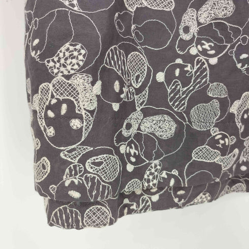マーブルシュッド Marble Sud coro coro panda PO パンダ刺繍 プルオーバー 半袖ブラウス レディース FREE