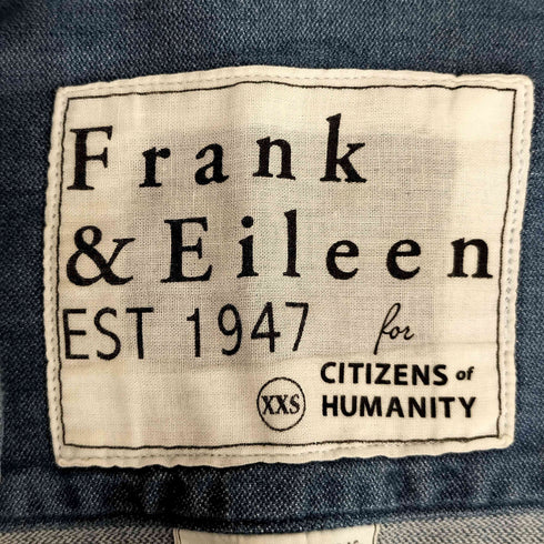 フランクアンドアイリーン Frank&Eileen BALLY デニム ダメージ シャツ レディース XXS