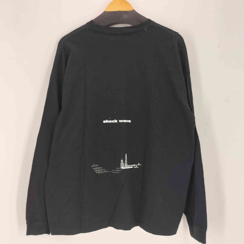 SauRas Being 両面プリントロングスリーブTシャツ メンズ M