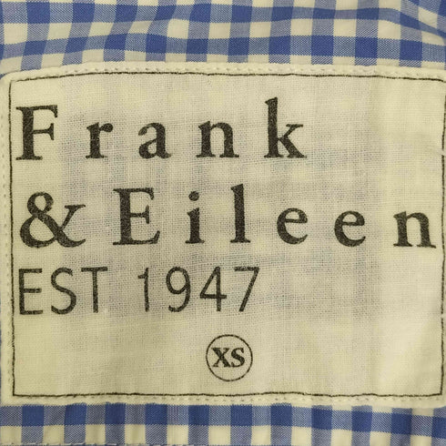 フランクアンドアイリーン Frank&Eileen BARRY ギンガムチェック シャツ レディース JPN:XS