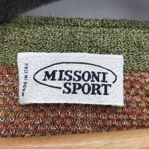 ミッソーニスポーツ MISSONI SPORTS MADE IN ITALY 総柄カーディガン レディース